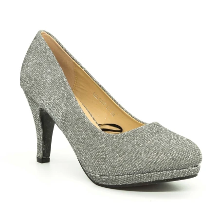 Pantofi cu Toc QZL131F Pewter Mei
