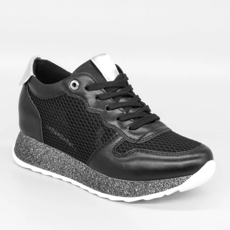 Pantofi Sport cu Platforma Dama SZ186 Black Mei