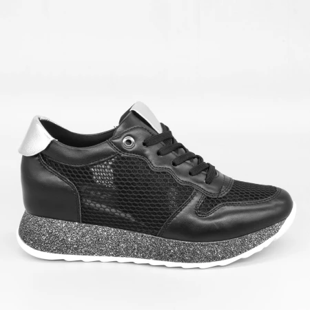 Pantofi Sport cu Platforma Dama SZ186 Black Mei