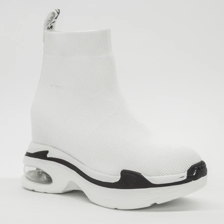 Pantofi Sport cu Platforma Dama CJL1 White Mei