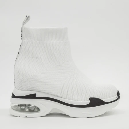 Pantofi Sport cu Platforma Dama CJL1 White Mei