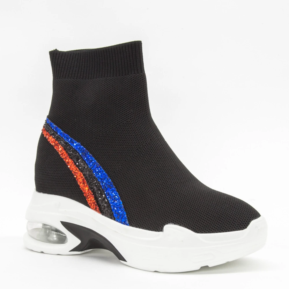 Pantofi sport cu platforma dama cjl2 black (091) mei
