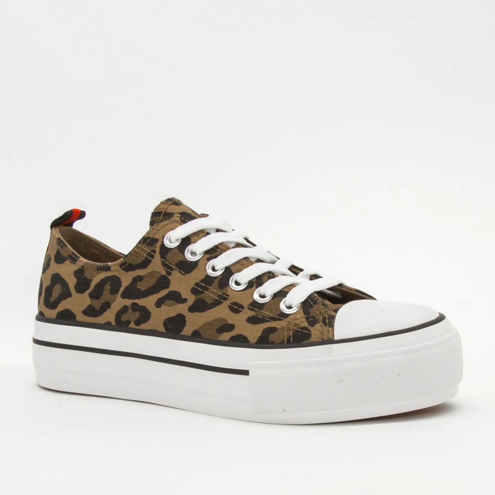 Tenisi cu platforma dama gb27 leopard (091) mei
