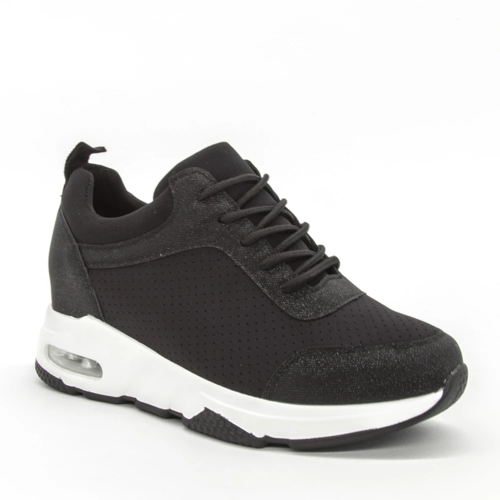 Pantofi sport cu platforma dama sz196 black (061) mei