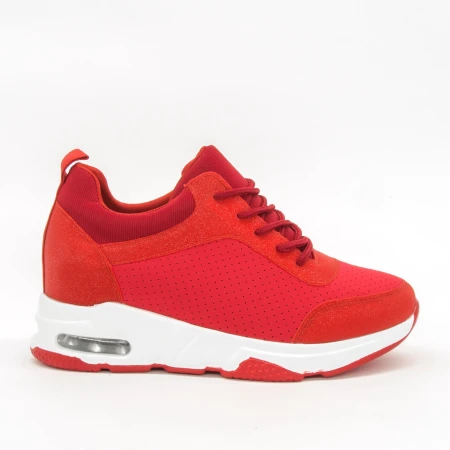 Pantofi Sport cu Platforma Dama SZ196 Red Mei