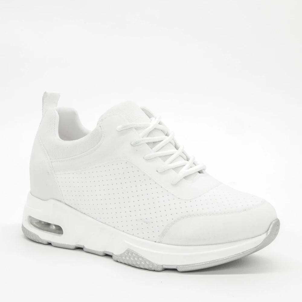 Pantofi sport cu platforma dama sz196 white (061) mei