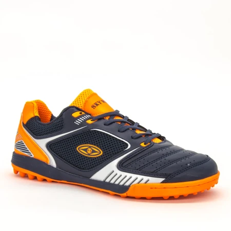Ghete Fotbal Barbati AX8740-1 Navy-Orange Sky Wing