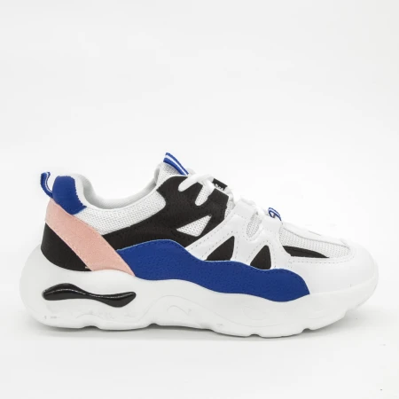 Pantofi Sport Dama H902 White-Navy Lemon Tree