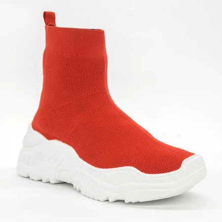 Pantofi Sport cu Platforma Dama 901 Red Diamantique