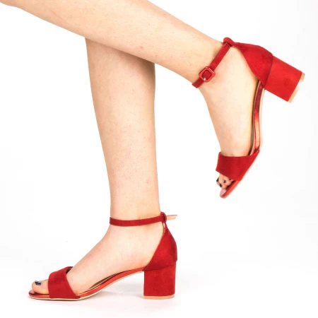 Sandale Dama cu Toc YBS37 Red Mei