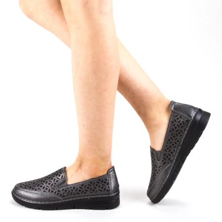Pantofi Casual Dama S126 Pewter Ggm