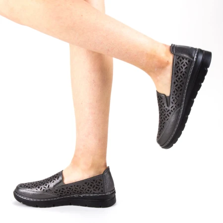 Pantofi Casual Dama S126 Pewter Ggm