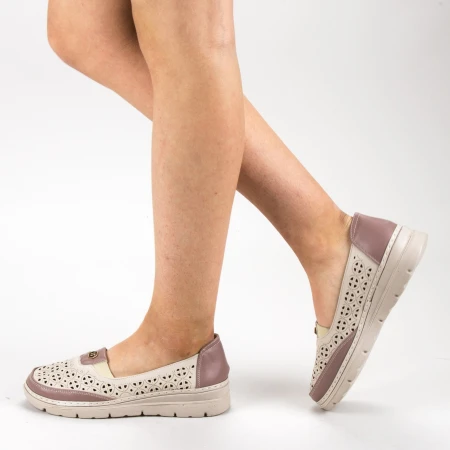 Pantofi Casual Dama S122 Beige Ggm