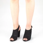 Sandale Dama cu Toc XKK159 Black Mei