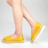 Pantofi Casual Dama cu Platforma FS7 Yellow Mei