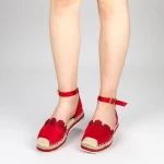 Pantofi Casual Dama cu Platforma FS5 Red Mei