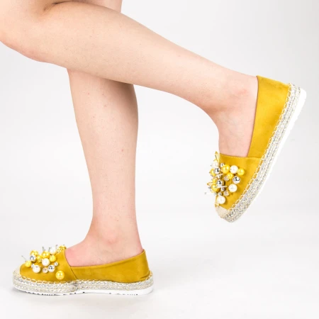 Pantofi Casual Dama L626 Yellow Sweet Shoes