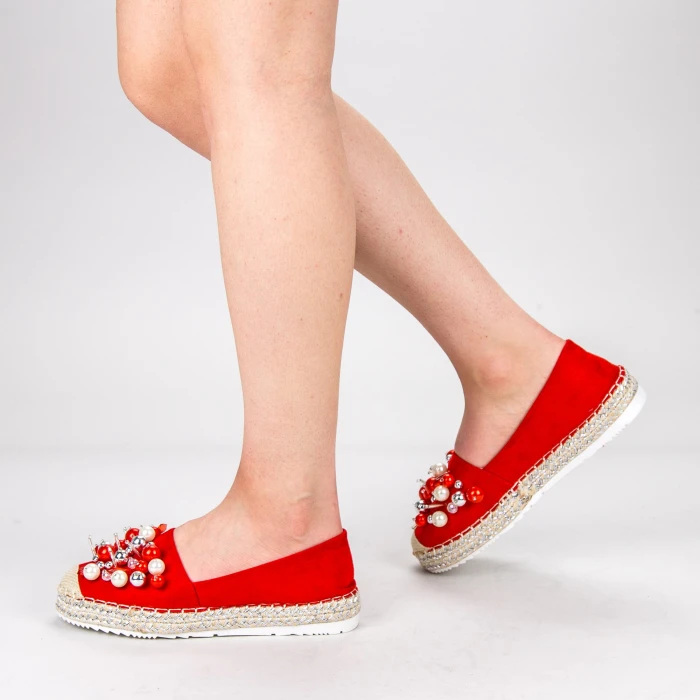 Pantofi Casual Dama L626 Red Sweet Shoes
