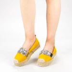 Pantofi Casual Dama cu Platforma BL0003 Yellow Botinelli