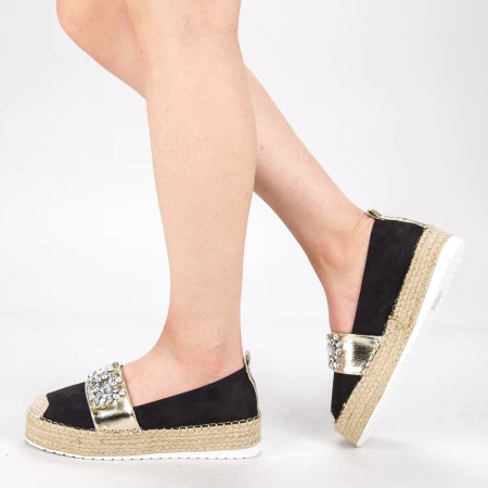 Pantofi Casual Dama cu Platforma BL0003 Black Botinelli