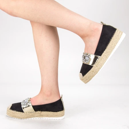 Pantofi Casual Dama cu Platforma BL0003 Black Botinelli