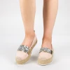 Pantofi Casual Dama cu Platforma BL0003 Beige Botinelli