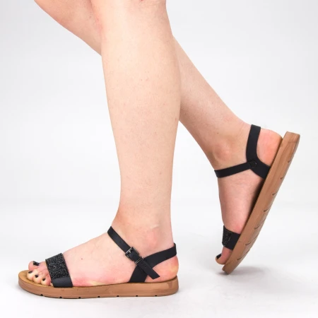 Sandale Dama WS105 Black Mei