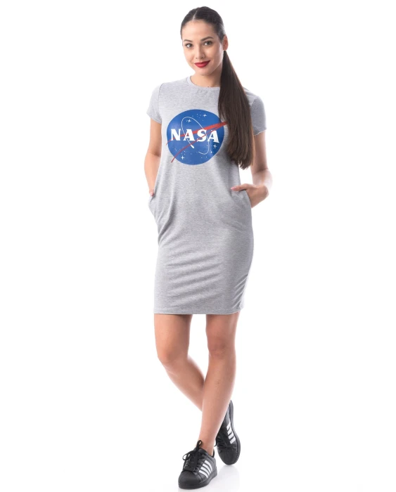 Rochie Dama 8121 NASA Gri Deschis Adrom