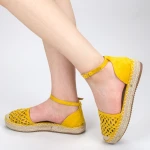 Pantofi Casual Dama HJ9 Yellow Mei