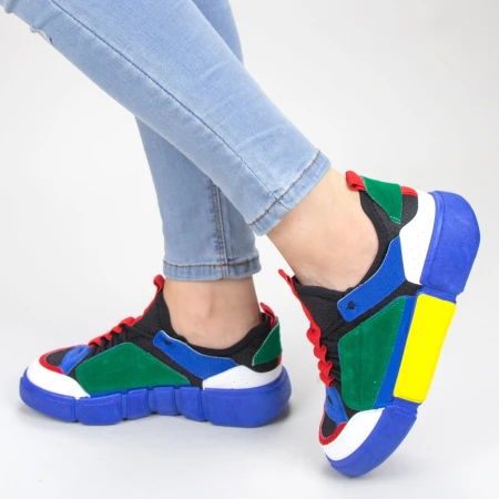 Pantofi Sport Dama YKQ68 Blue Mei