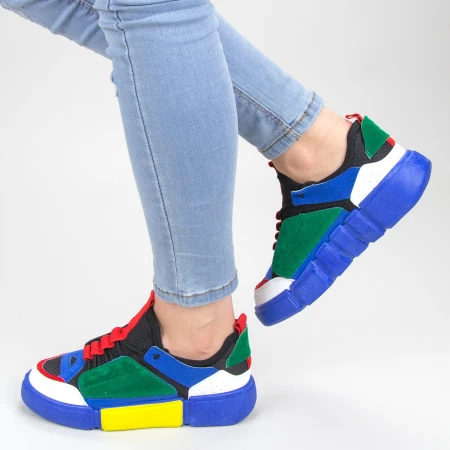 Pantofi Sport Dama YKQ68 Blue Mei