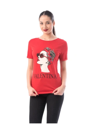 Tricou Dama TRICOU 8122 VALENTINA Rosu Adrom