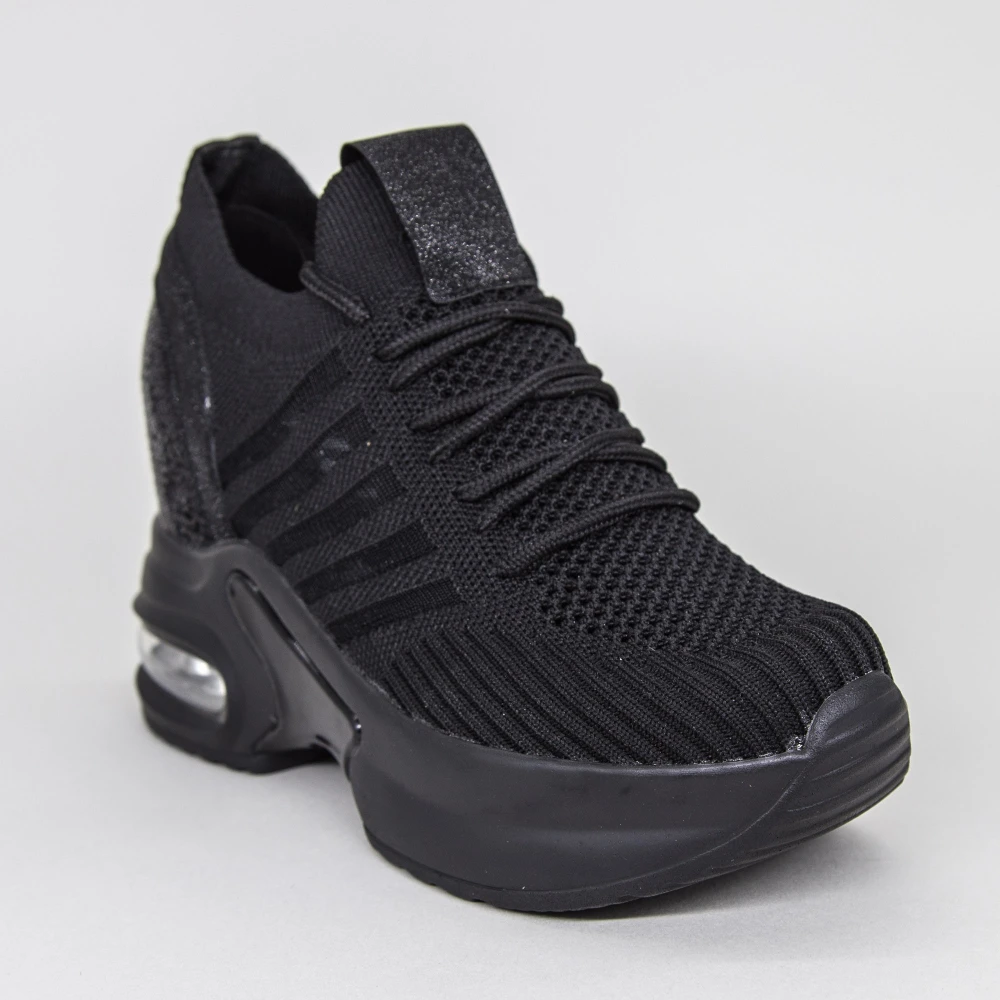 Pantofi sport dama cu platforma sjn276 black (065) mei