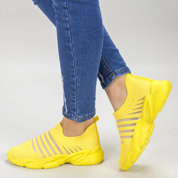 Pantofi Sport Dama YQ59 Yellow Mei