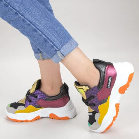 Pantofi Sport Dama YKQ116 Yellow Mei