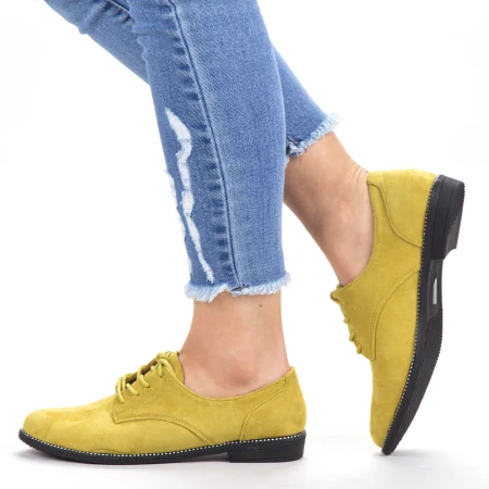 Pantofi Casual Dama YT21 Yellow Mei