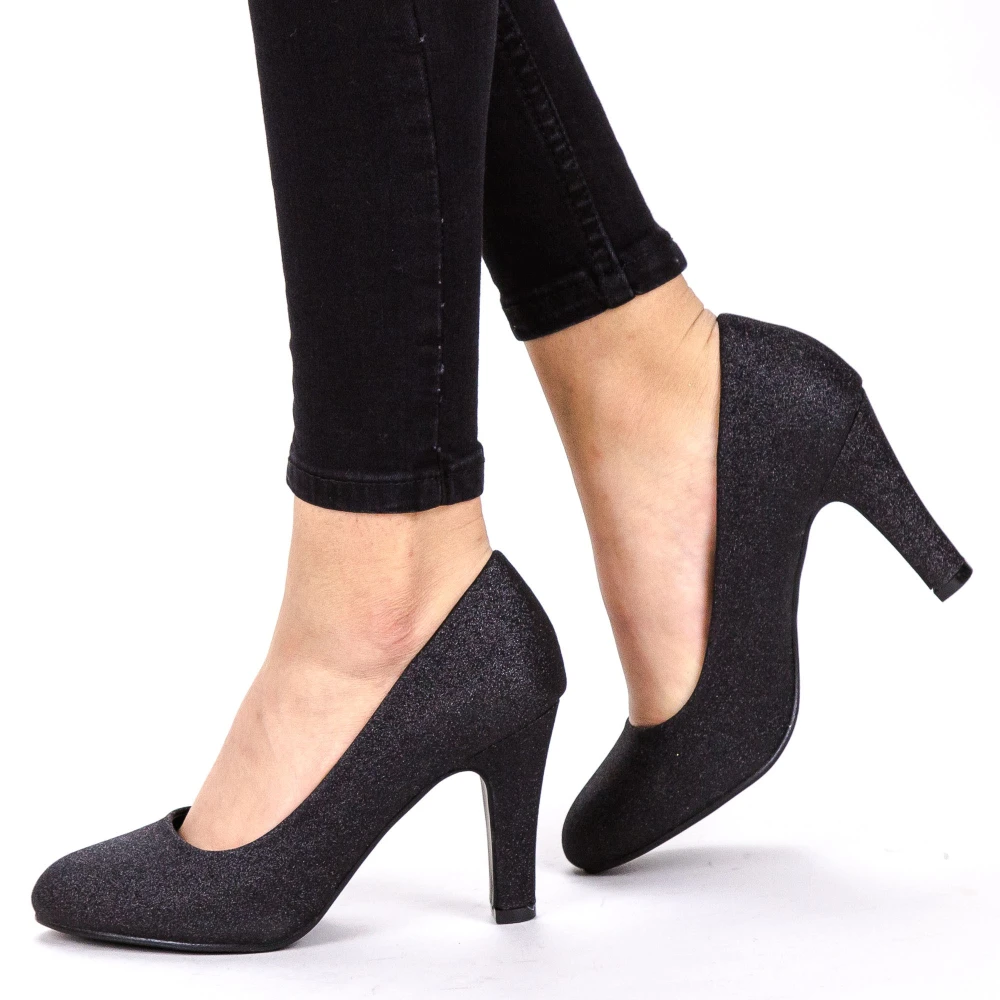 Pantofi cu toc yxd3 black (092) mei