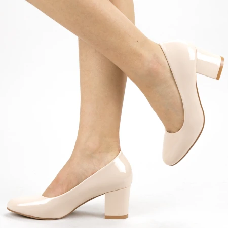 Pantofi cu Toc XKK251B Nude Mei