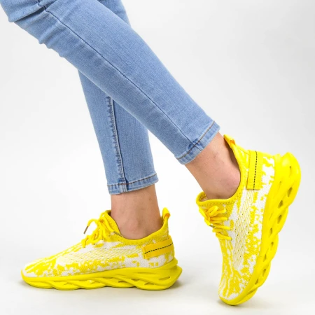 Pantofi Sport Dama XC16 Yellow Mei