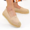 Pantofi Casual Dama cu Platforma FS7 Beige Mei