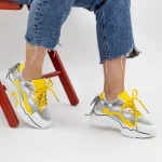 Pantofi Sport Dama YKQ207 Yellow Mei