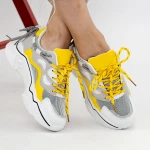Pantofi Sport Dama YKQ207 Yellow Mei