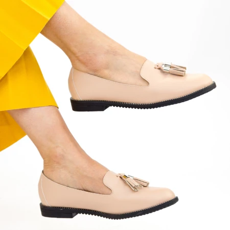 Pantofi Casual Dama YEH6 Beige Mei