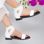 Sandale Dama QZL230 White Mei
