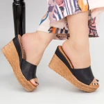 Sandale Dama cu Platforma GY9 Black Mei