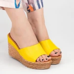 Sandale Dama cu Platforma GY9 Yellow Mei
