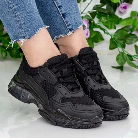 Pantofi Sport Dama YKQ193 Black Mei