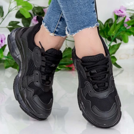 Pantofi Sport Dama YKQ193 Black Mei