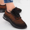 Pantofi Sport Dama LGGH1 Black-Orange Mei