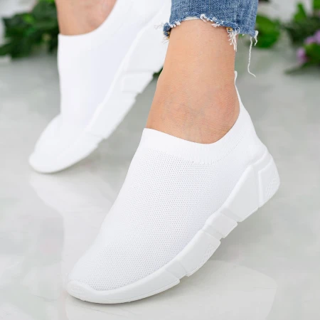 Pantofi Sport Dama J-6 PSD White Se7en